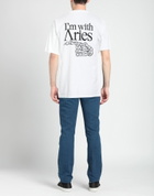 Aries Mens T-shirt in White