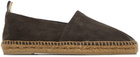 Castañer Grey Suede Pablo T/005 Espadrilles