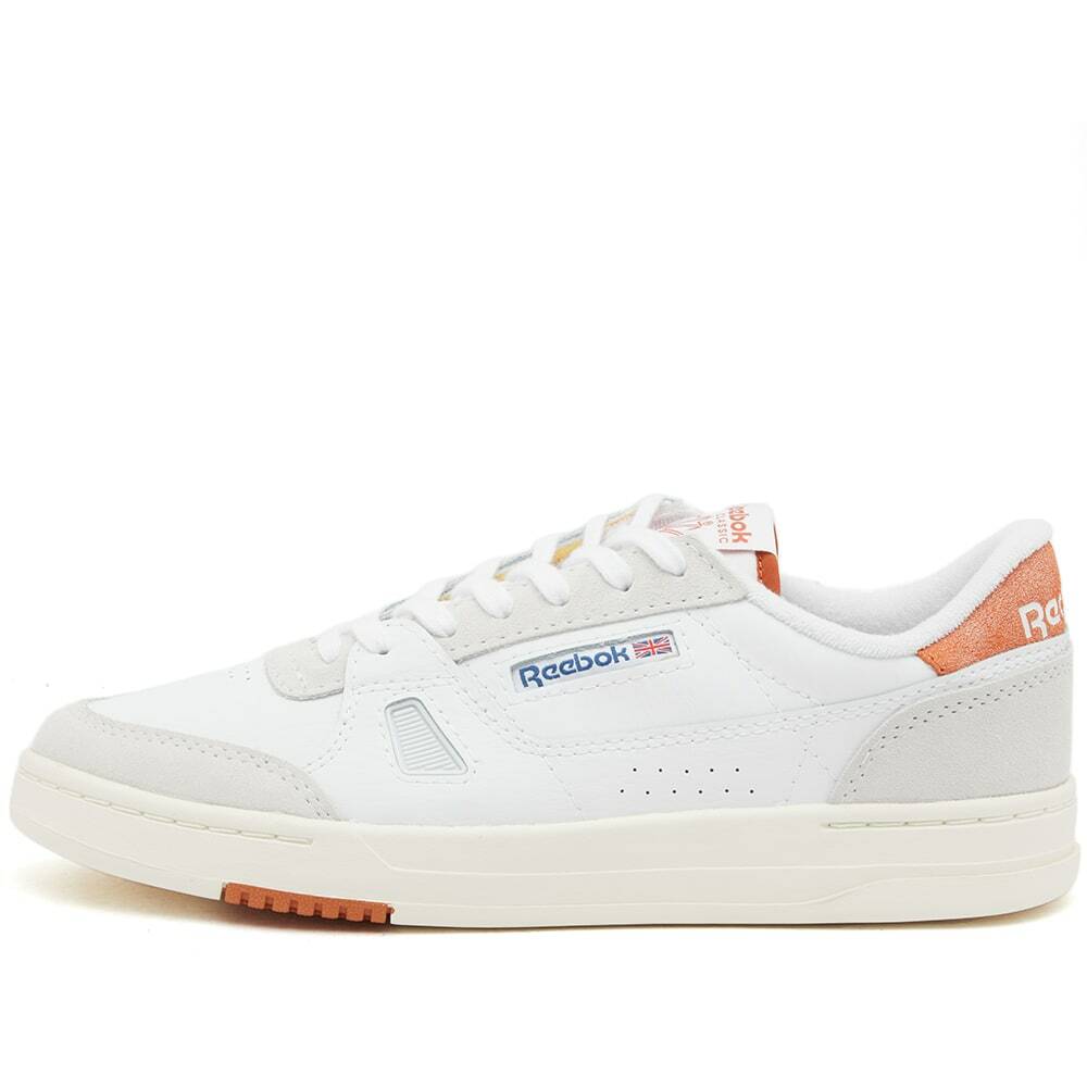 White and clearance orange reebok