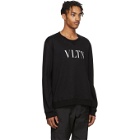 Valentino Black and White Logo Sweatshirt