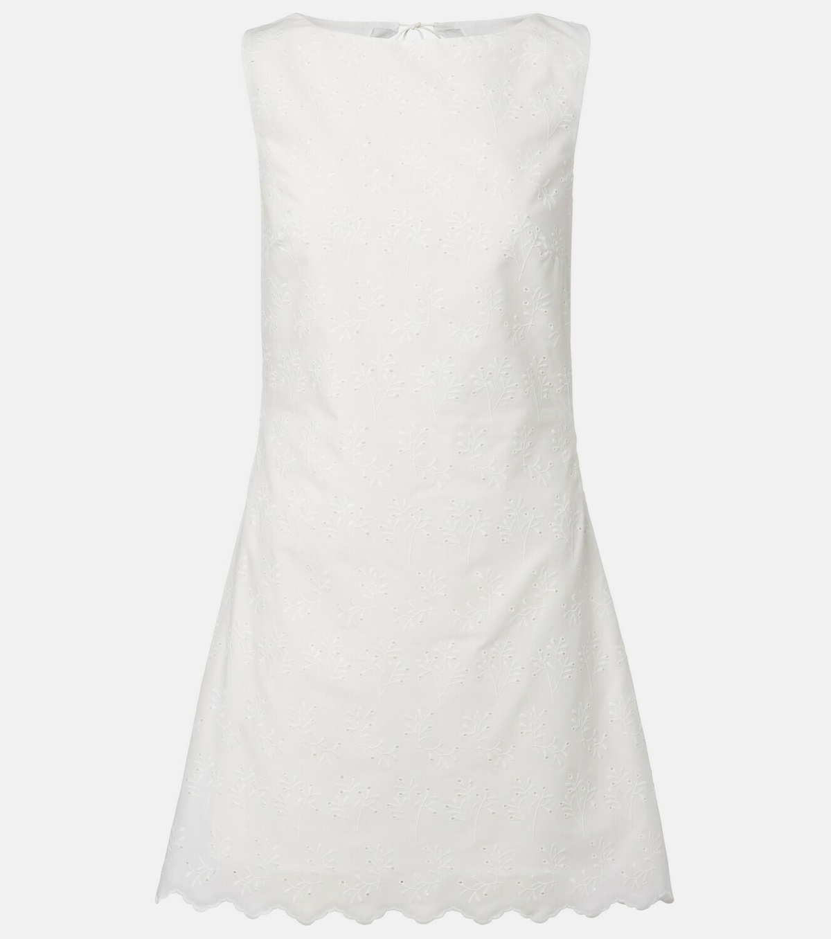 Faithfull Breta broderie anglaise minidress