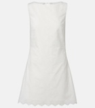 Faithfull Breta broderie anglaise minidress
