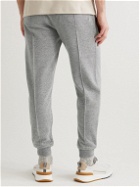 Brunello Cucinelli - Tapered Pleated Cashmere Sweatpants - Gray
