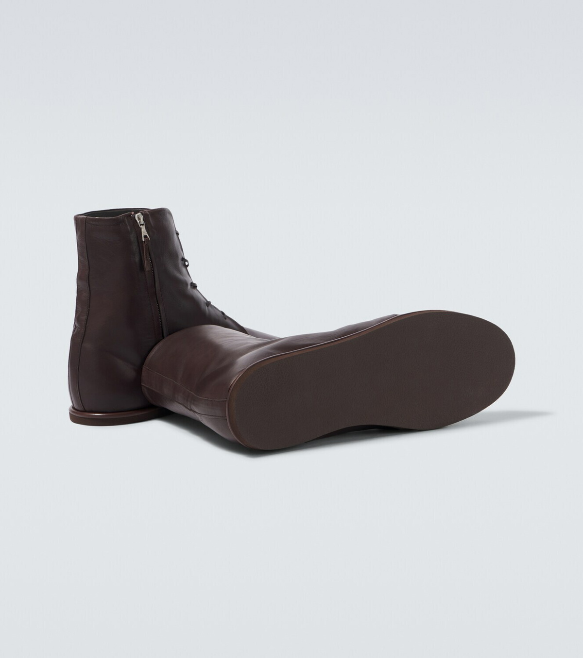 Auralee Leather lace-up boots Auralee