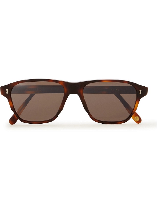 Photo: CUBITTS - Chalton Square-Frame Tortoiseshell Acetate Sunglasses