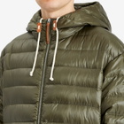 Jil Sander+ Men's Regular Fit Hooded Lightweight Down Blouson in Pickle