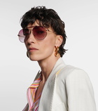 Etro Pegaso aviator sunglasses