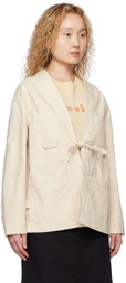 Snow Peak Beige Noragi Jacket