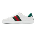 Gucci White Gucci Band New Ace Sneakers