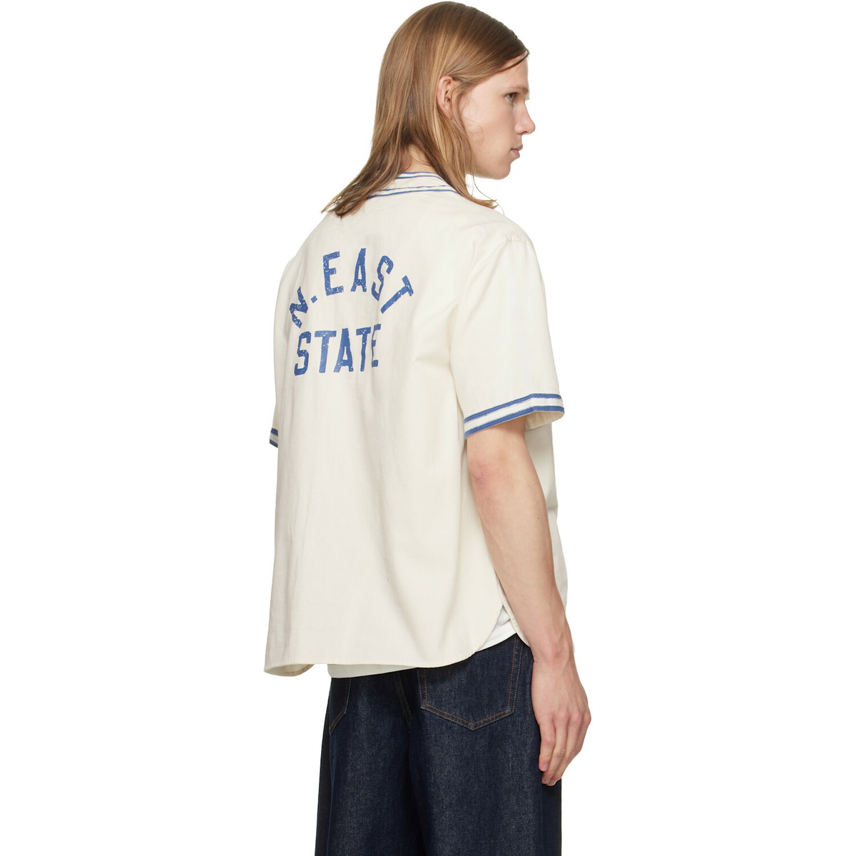 Polo Ralph Lauren Off-White Classic Fit Baseball Shirt