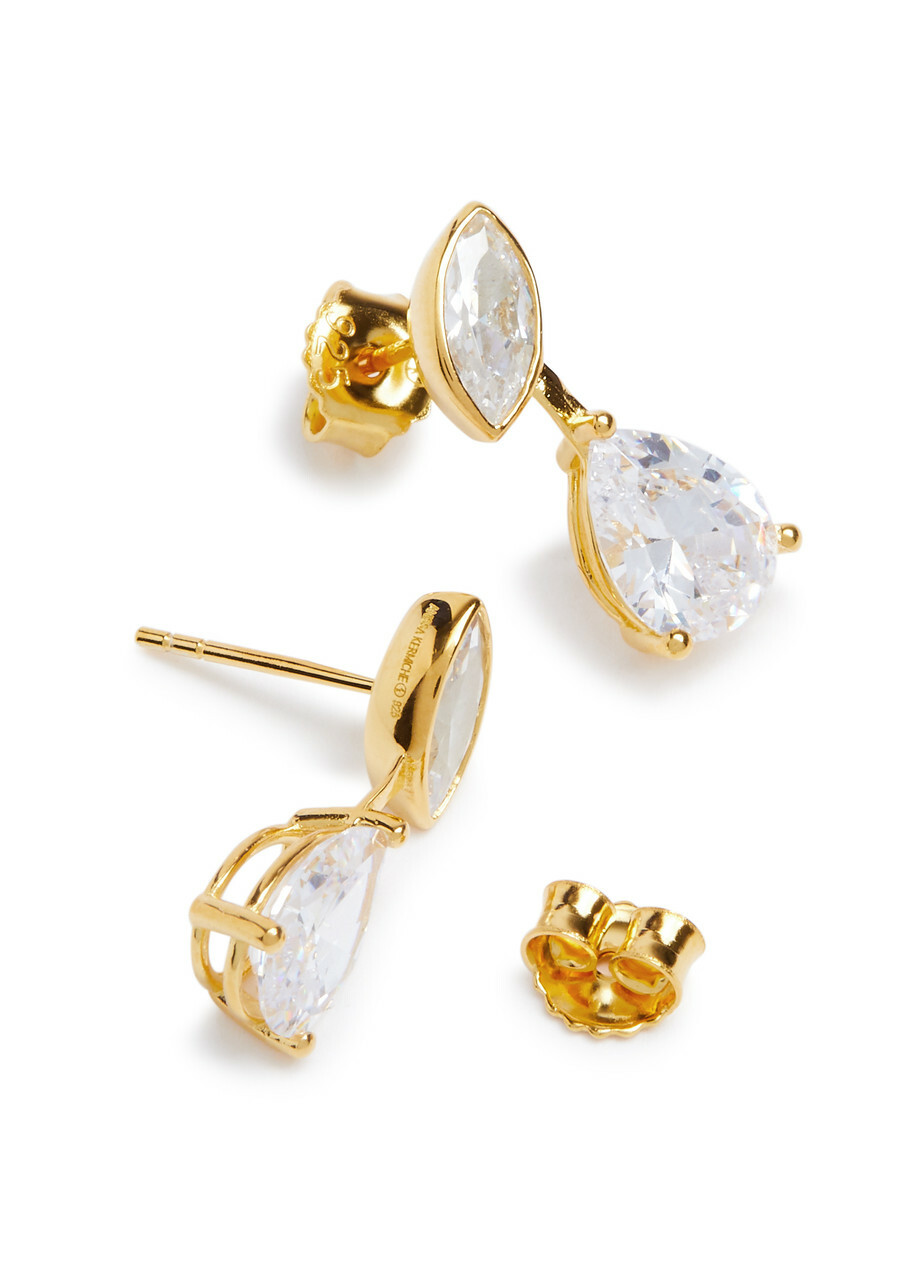 Anissa Kermiche Mesmeric Gold Vermeil Drop Earrings - One Size