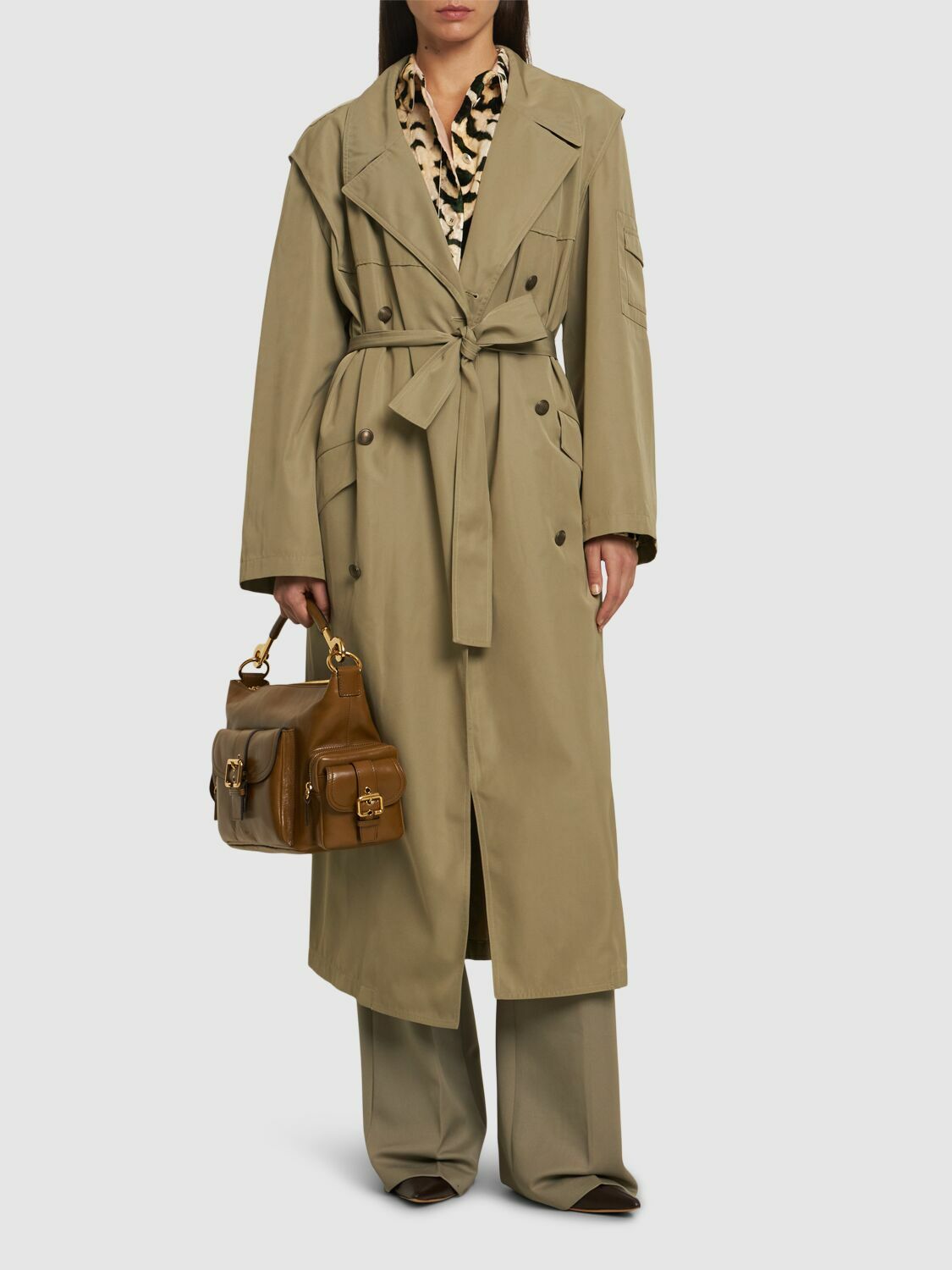 FORTE_FORTE Twill Trench Coat Forte Forte