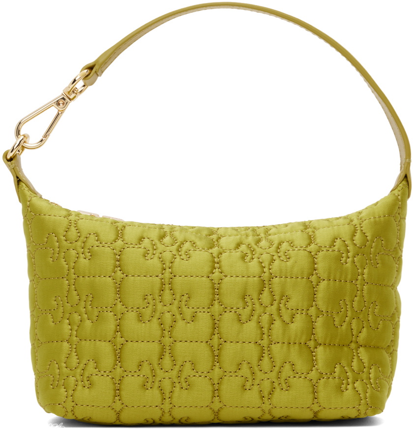 ★GANNI★Small Butterfly SATIN Sparkle Tote Bag Ganni☆Small Butterfly Satin Sparkle Tote Bag Black A6122099