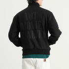By Parra Men's Not Movie Quality Varsity Jacket in Black
