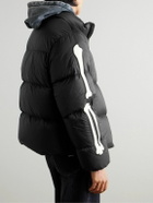 AMIRI - Bones Appliquéd Quilted Shell Down Jacket - Black