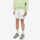 Casablanca Men's Tennis Club Icon Sweat Short in Off White