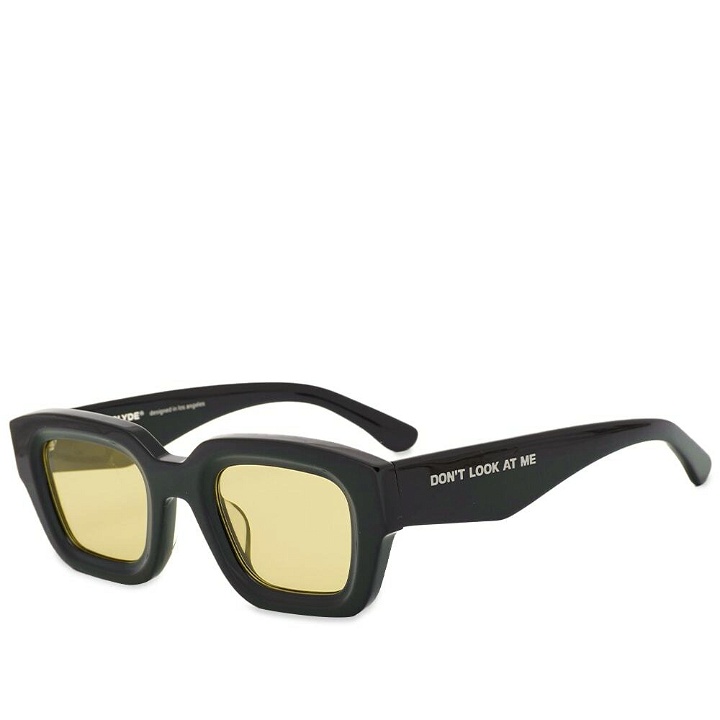 Photo: Bonnie Clyde Karate Sunglasses in Black/Sunglow