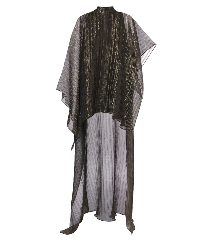 Photo: Taller Marmo Dallas asymmetric fil coupé organza kaftan