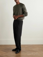 Nili Lotan - Reggie Silk and Cotton-Blend Sweater - Green