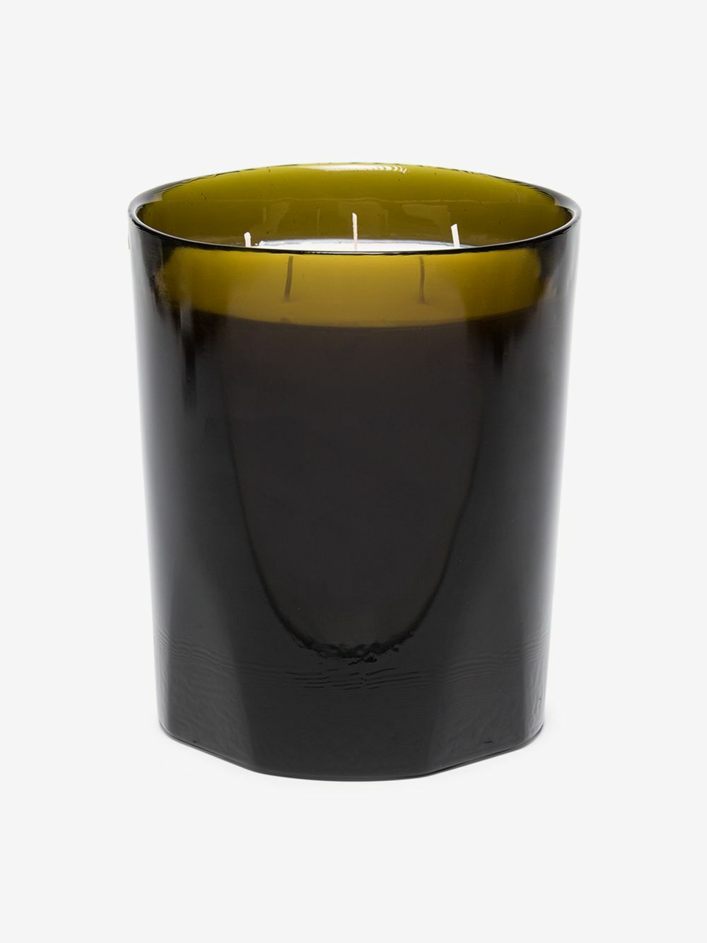 TRUDON Green And White Ernesto Great Candle