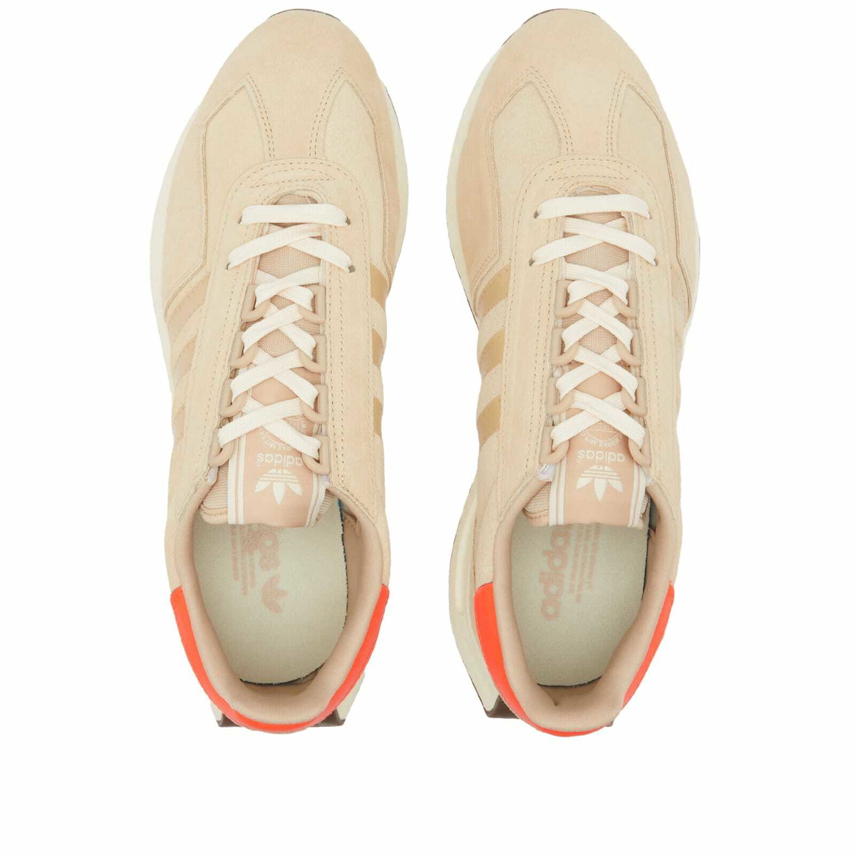 Adidas Men's Retropy E5 Sneakers in Magic Beige/Red adidas