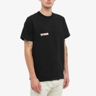 The Future Is On Mars Men's Campus T-Shirt in Black/Pink