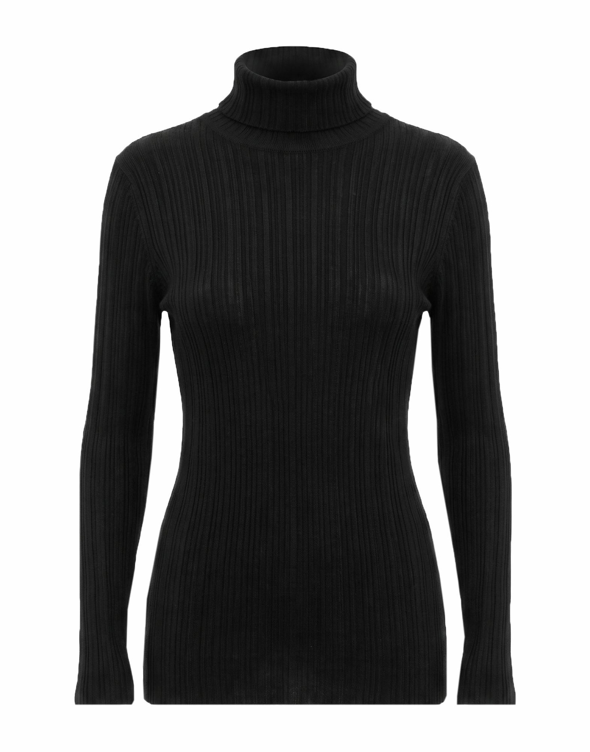 Agnona Womens Turtleneck in Black