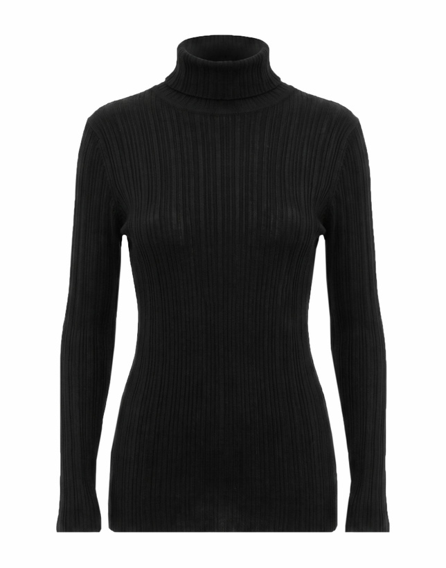 Photo: Agnona Womens Turtleneck in Black