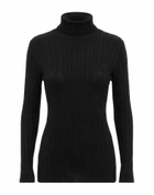 Agnona Womens Turtleneck in Black
