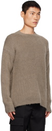 Róhe Taupe Crewneck Sweater
