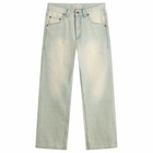 Dime Women's Relaxed Denim Pants in Bleached Sky