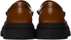 Fred Perry Tan Leather Loafers