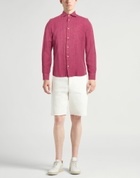 Drumohr Mens Shirt in Mauve