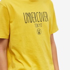 Undercover Men's Logo Text T-Shirt in Yellow