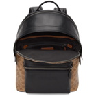 Coach 1941 Tan and Black Signature Charter Backpack