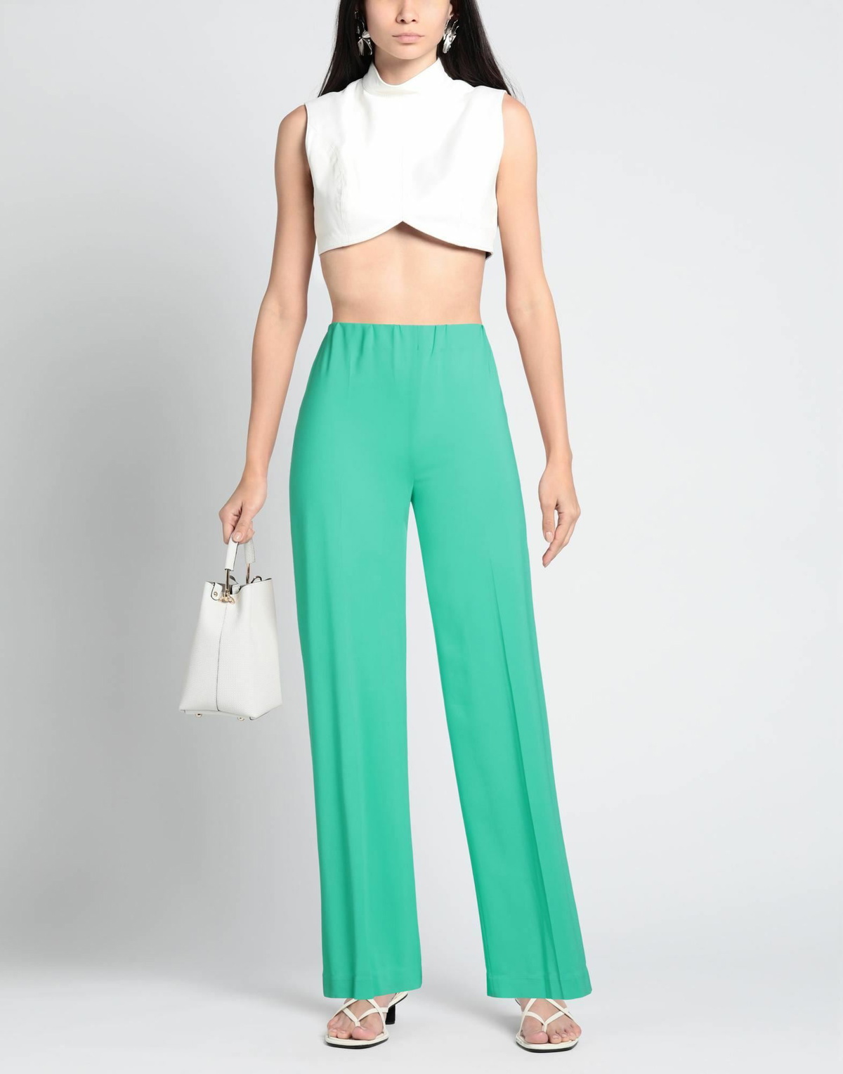 Jucca Womens Pants Emerald in Green