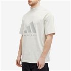 Adidas Men's BASKETBALL T-Shirts in Cream White