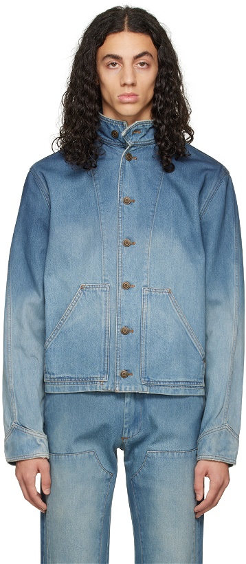 Photo: Winnie New York Blue Faded Denim Jacket