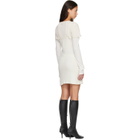Acne Studios Beige & Off-White Layered Minidress