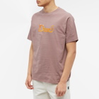 Dime Men's Classic Cat Logo T-Shirt in Twilight Mauve