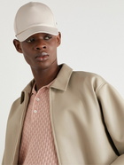 Zegna - Logo-Appliquéd Cotton-Blend Twill Baseball Cap - Neutrals