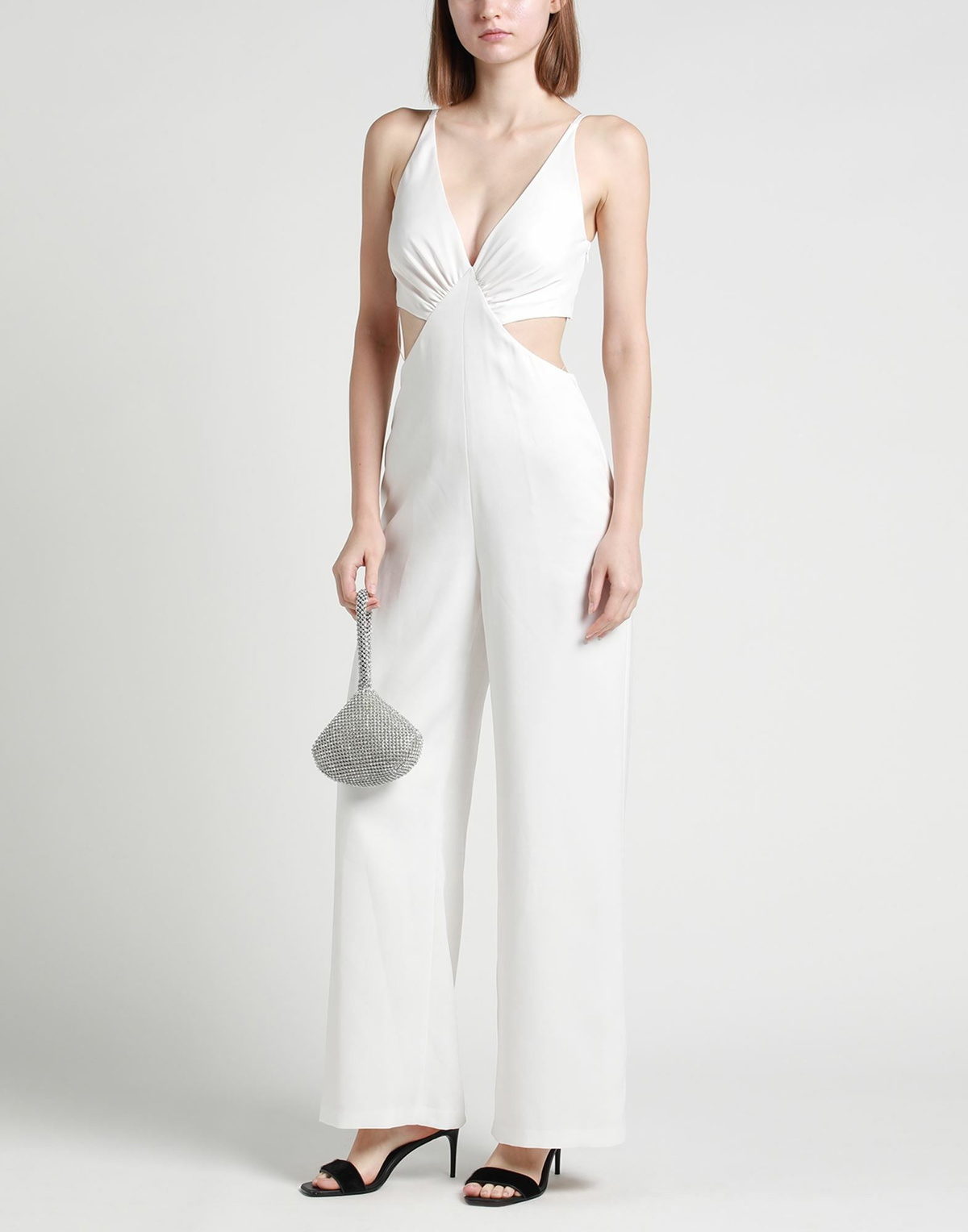Maje Womens Jumpsuit Ivory