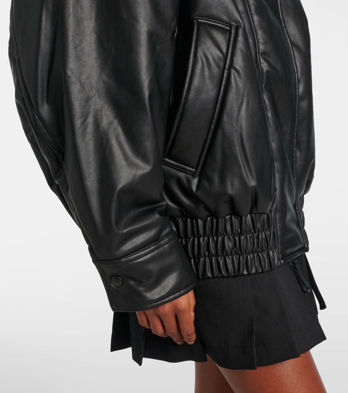 Acne Studios Faux leather bomber jacket Acne Studios