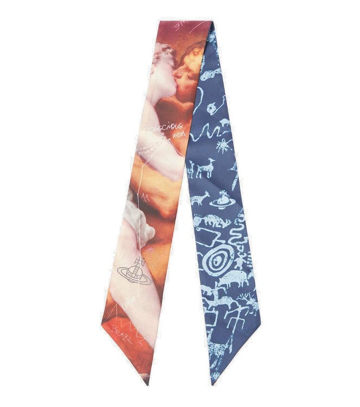 Photo: Vivienne Westwood Printed silk twill scarf