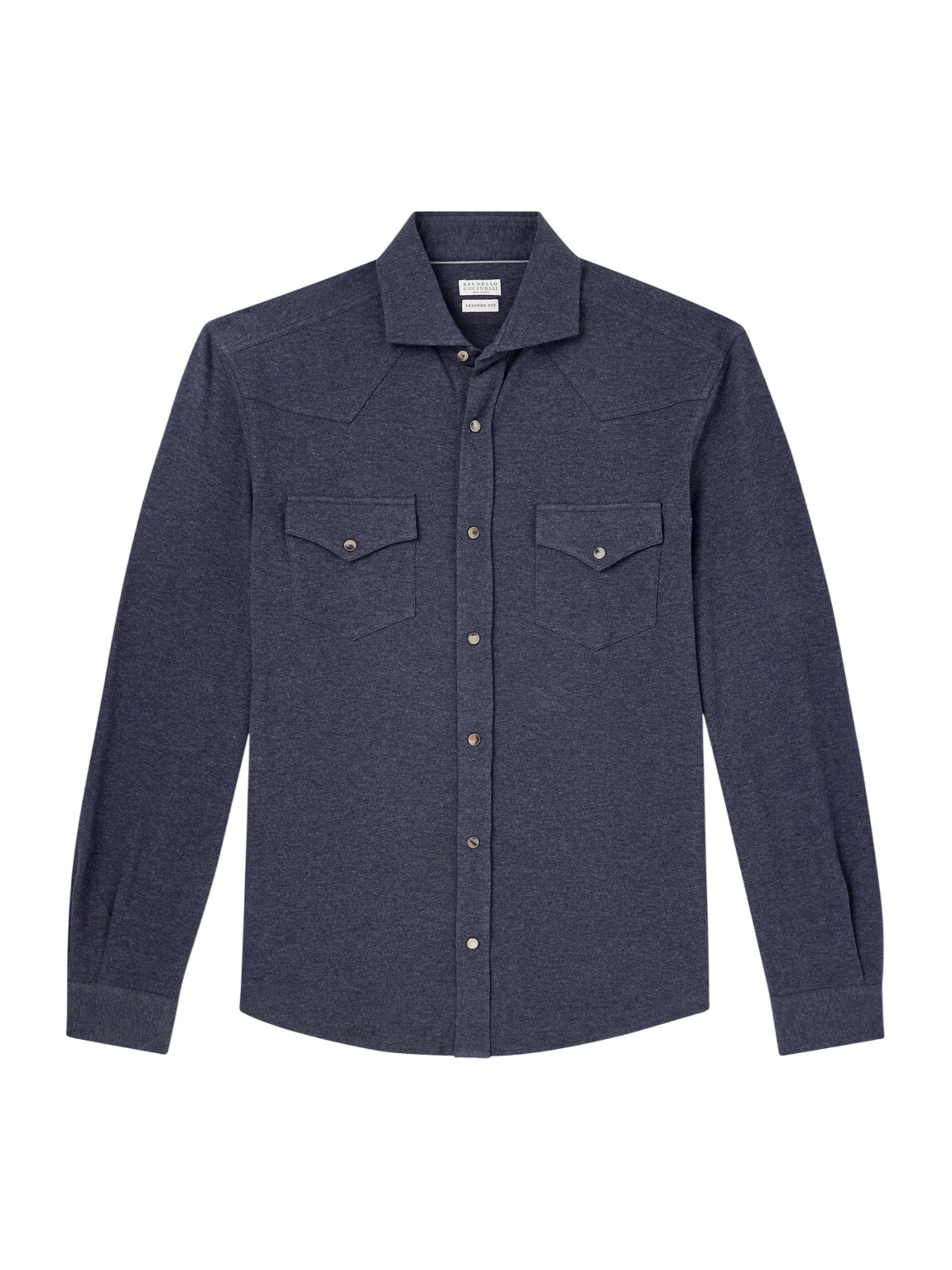 Brunello Cucinelli - Denim Western Shirt - Blue Brunello Cucinelli