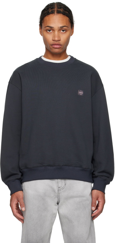 Photo: Solid Homme Gray Gradient 'Solid' Sweatshirt