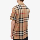 Burberry Men's Ferry Check Polo Shirt in Archive Beige