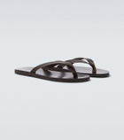 Ancient Greek Sandals Solon leather thong sandals