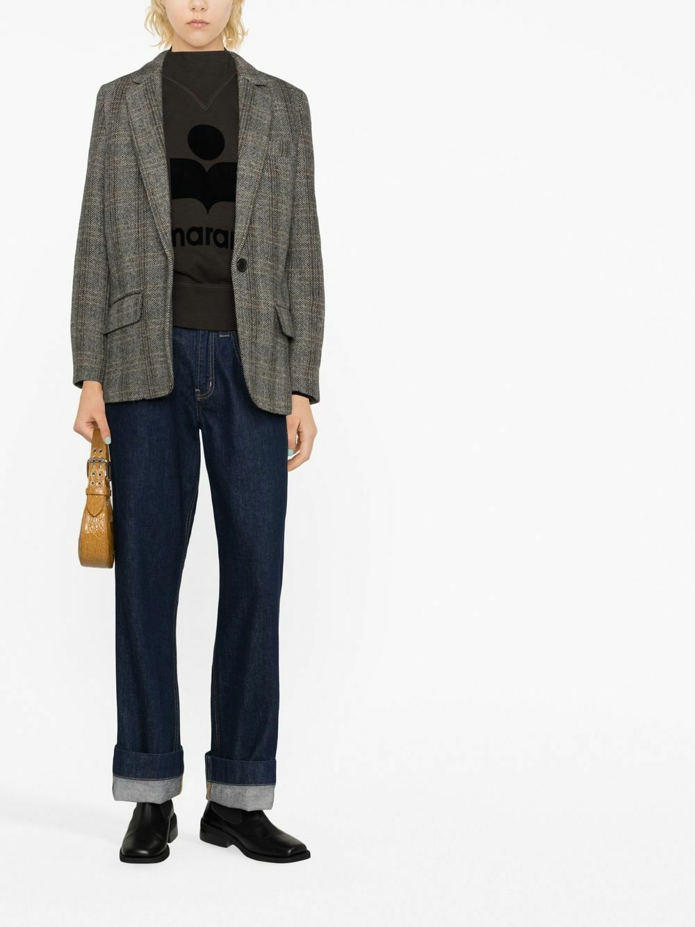 ボトムスその他 Isabel Marant Etoile Navy Striped Wool Charlyne Jacket NWOT $455 ISABEL MARANT ETOILE 