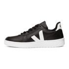Veja Black and White V-10 Sneakers